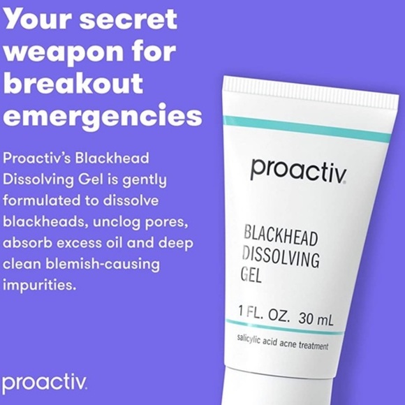 NWT Proactiv Blackhead Dissolving Acne Gel - Salicyclic Acid Acne Spot Treatment - Picture 4 of 5